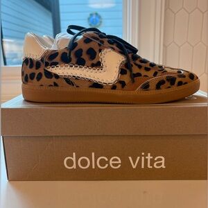 Dolce Vita Notice Leopard Sneakers. NWOT. Size 10.